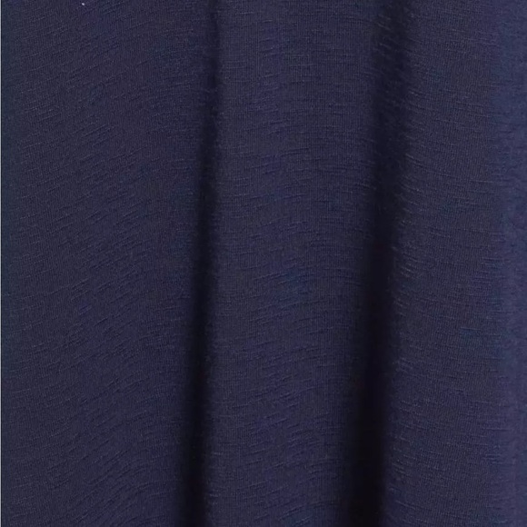 Lilly Pulitzer MAISY Swing T-Shirt Dress True Navy with White Embroidery Size S - Picture 9 of 11